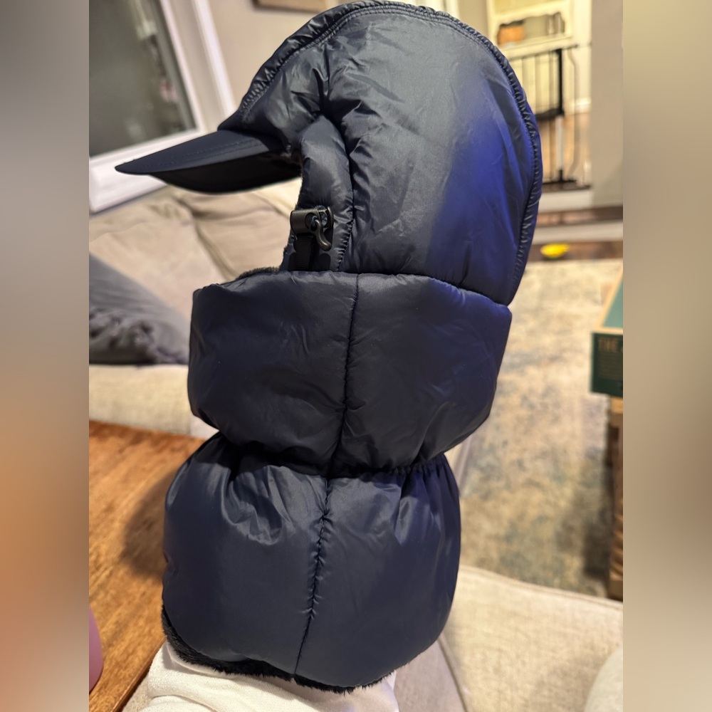 Land’s End Men’s Navy Blue Puffer Hat